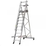 Stepladders with platform, height of the upper platform - 3,66m